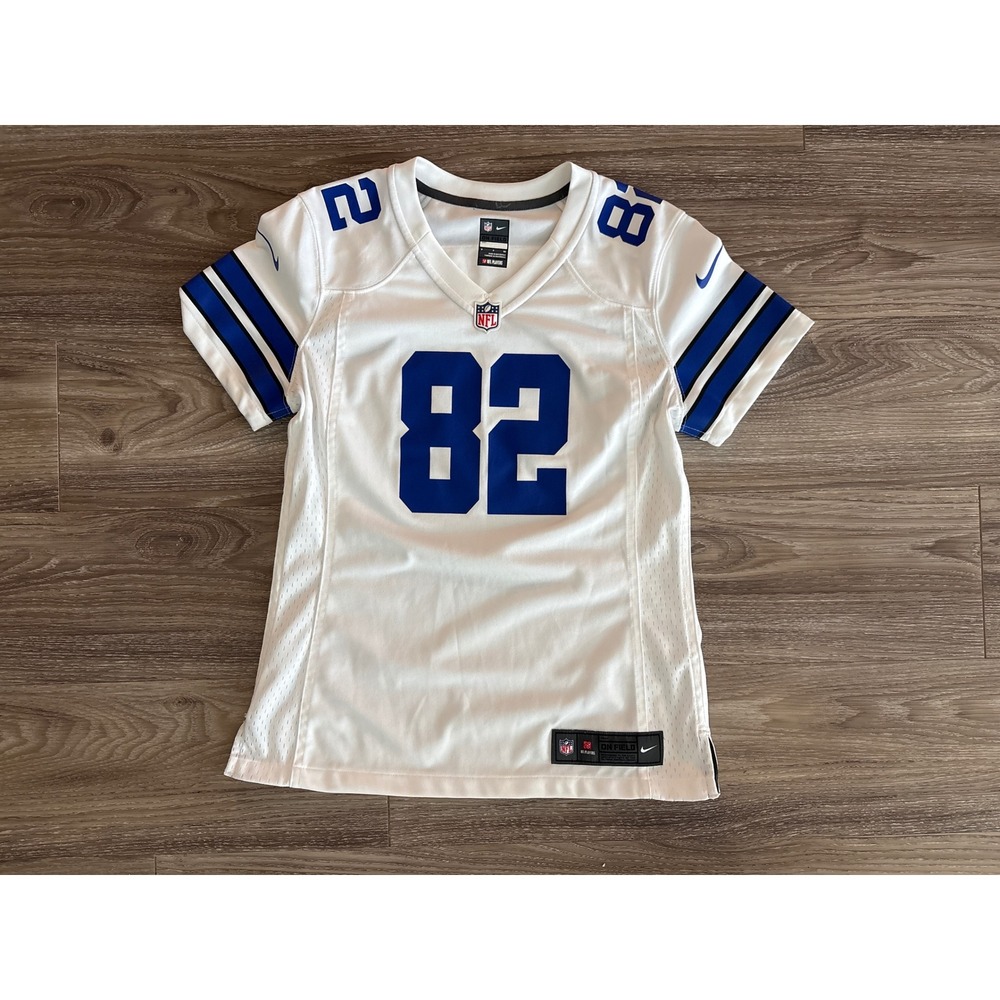 Nike Dallas Cowboys Jason Witten 82 Jersey Womens Small White NFL On Field